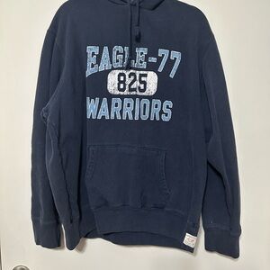 American Eagle Outfitters Navy Eagle-77 Hoodie